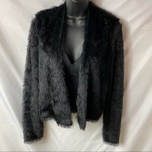 Kardashian Kolkection Faux Fur Fringe Jacket
